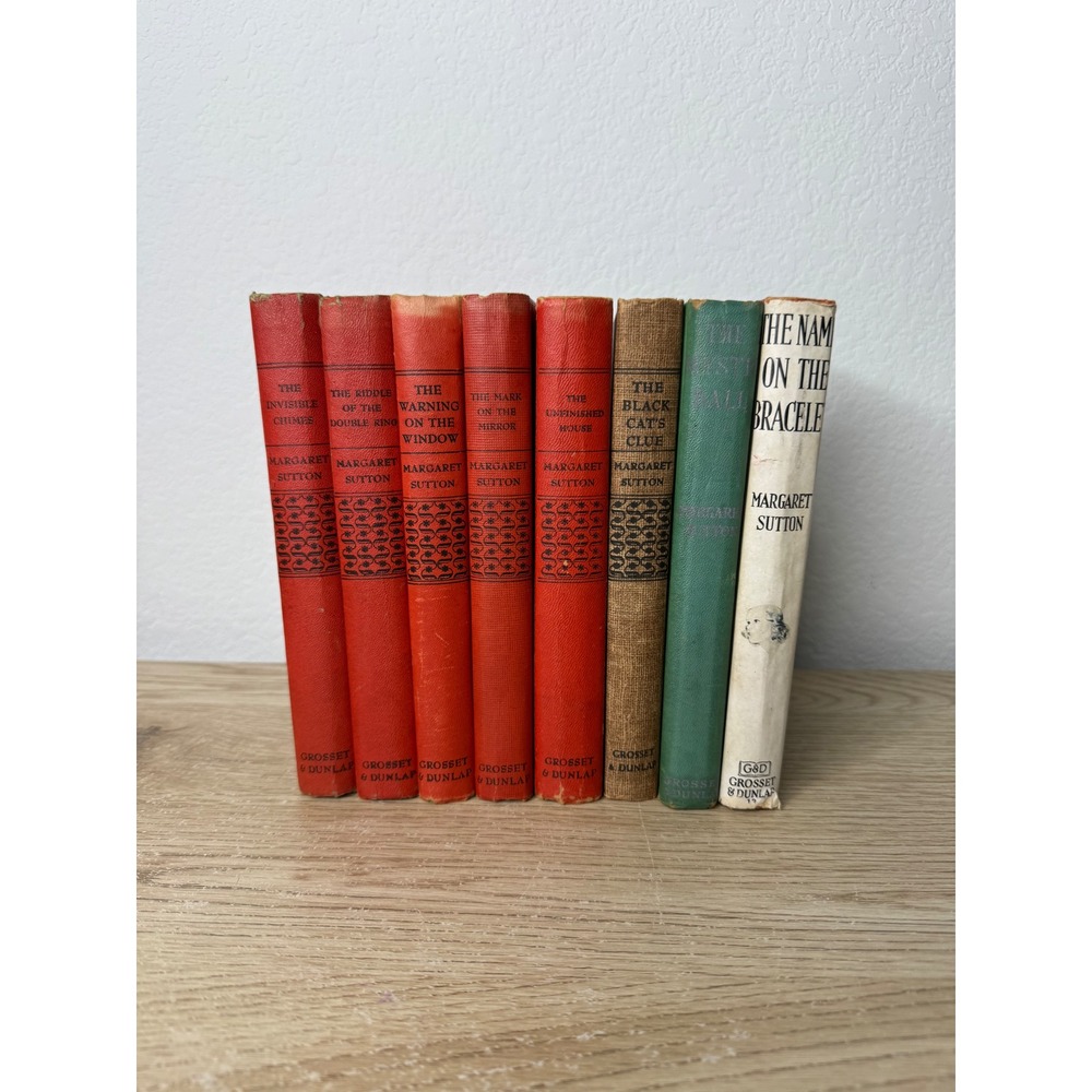 Judy Bolton Mystery Books Margaret Sutton Grosset & Dunlap Vintage Set of 8